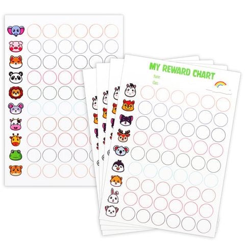 PHIẾU TÍCH ĐIỂM STICKER KHEN THƯỞNG KT-01 (5T/X) (P.C.TEEN)
