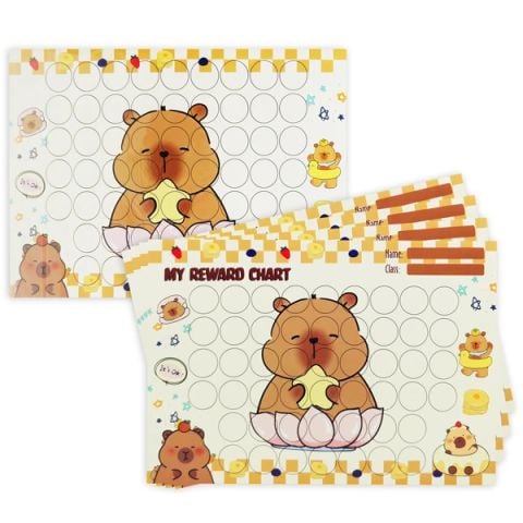 PHIẾU TÍCH ĐIỂM STICKER KHEN THƯỞNG KT-03 (5T/X) (P.C.TEEN)