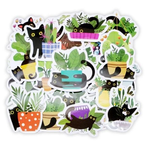 STICKER ĐA NĂNG CTE-066 (BLACK CAT) (PC TEEN