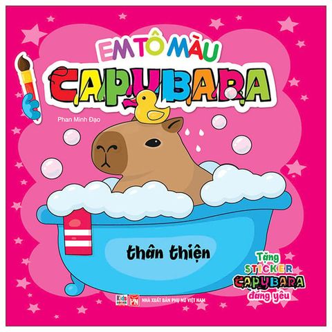 EM TÔ MÀU CAPYBARA-THÂN THIỆN