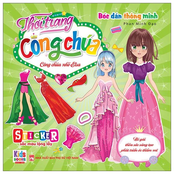 BÓC DÁN THÔNG MINH THỜI TRANG CÔNG CHÚA-CÔNG CHÚA NHỎ ELSA