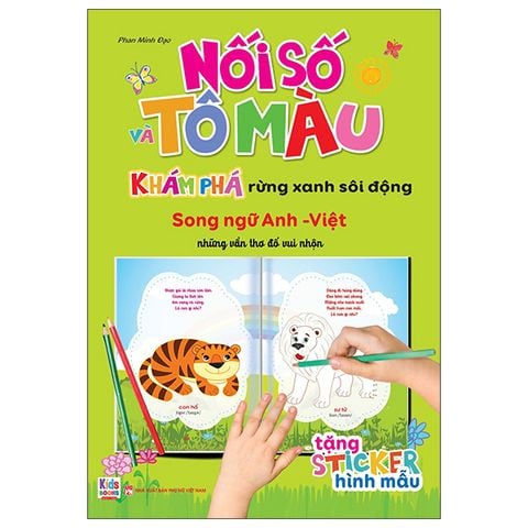 NỐI SỐ THƠ VÀ TÔ MÀU KHÁM PHÁ RỪNG XANH SÔI ĐỘNG (SN)