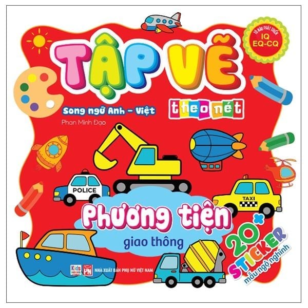 Tập Vẽ Theo Nét - Song Ngữ Anh-Việt