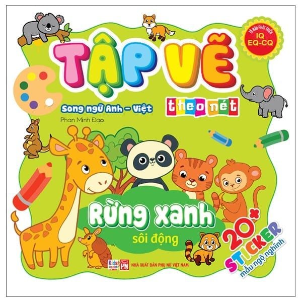 Tập Vẽ Theo Nét - Song Ngữ Anh-Việt