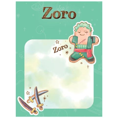 ONE PIECE GIẤY GHI CHÚ ONE PIECE ZORO (TEENBOX)