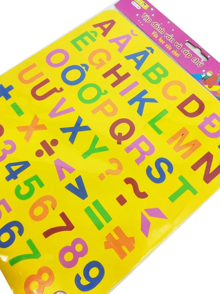 Bộ Ghép Chữ Số Lớn - Chữ In Hoa (HM)