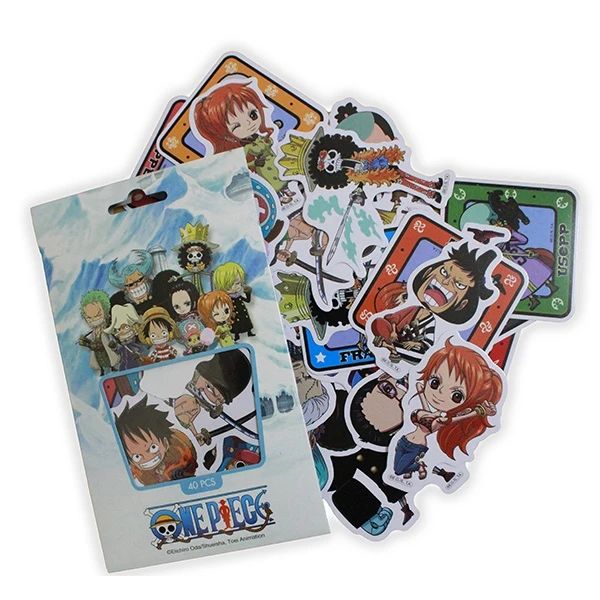 BỘ 40 STICKER CHIBI ONEPIECE -TEEN BOX 37