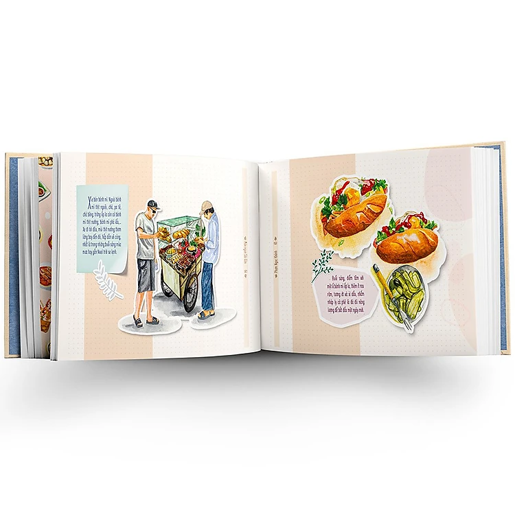 Món Ngon Sài Gòn Từ Nhà Ra Phố: Tranh Và Ký Họa