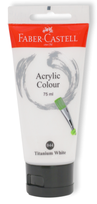 Faber Tuýp màu vẽ ACRYLIC 75ML TITANIUM WHITE (Trắng Titan)-187501