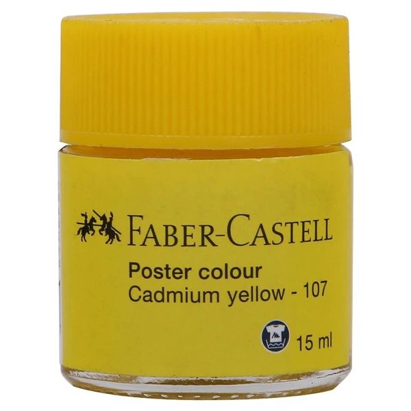 FABER CASTELL MÀU VẼ POSTER 170907, 15ML, CADMIUM YELLOW ( VÀNG CATMI)(3C H)(THKG0056)