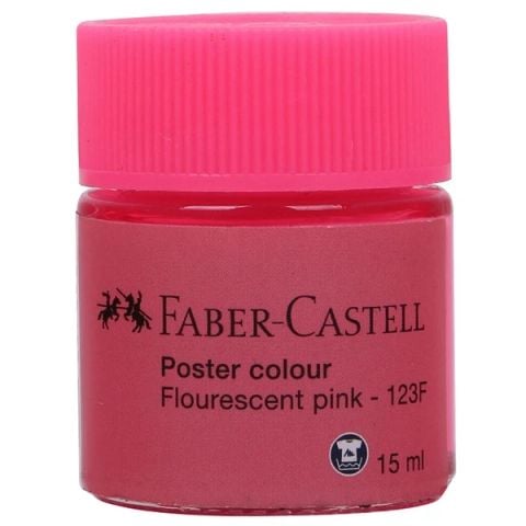 FABER CASTELL MÀU VẼ POSTER 170923, 15ML, FLUORESCENT PINK ( HỒNG NEON)(3C H)(THKG0056)