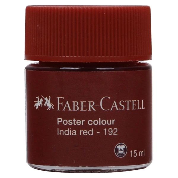 FABER CASTELL MÀU VẼ POSTER 170922, 15ML, INDIAN RED (ĐỎ ẤN ĐỘ)(3C H)(THKG0056)