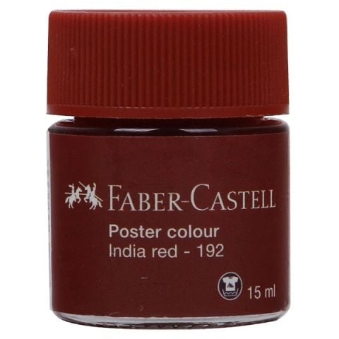 FABER CASTELL MÀU VẼ POSTER 170922, 15ML, INDIAN RED (ĐỎ ẤN ĐỘ)(3C H)(THKG0056)