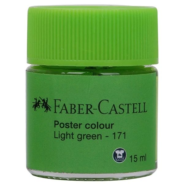 FABER CASTELL MÀU VẼ POSTER 170971, 15ML, LIGHT GREEN (XANH LÁ TRUNG TÍNH)(3C H)(THKG0056)
