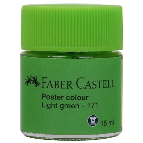 FABER CASTELL MÀU VẼ POSTER 170971, 15ML, LIGHT GREEN (XANH LÁ TRUNG TÍNH)(3C H)(THKG0056)