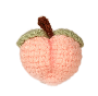 Phụ Kiện Móc Khoá Len - Quả Đào 4.5Cm Sx011 (Thnk085)