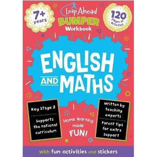 Leap Ahead Bumper Workbook: 7+ Years English And Maths