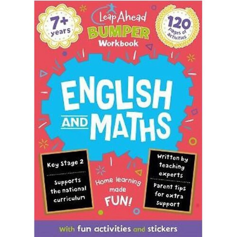 Leap Ahead Bumper Workbook: 7+ Years English And Maths