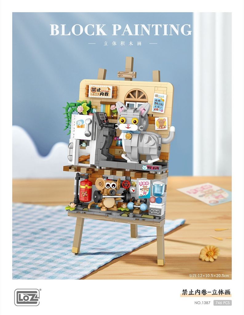 Đồ Chơi Lắp Ráp Bức Tranh Tom And Jerry 746Pcs 1387 (Thnk088)