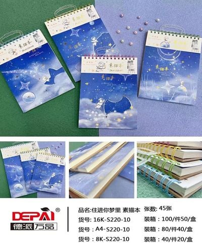 Tập Vẽ A3 90Tr 8K-S220-8/10/11 Dp