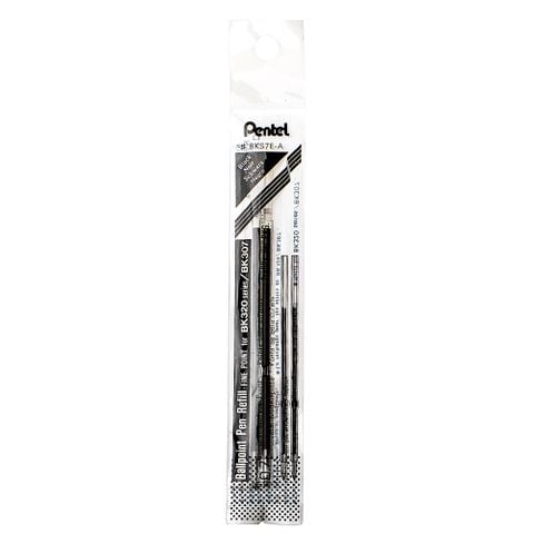 Ruột Bút Bi Đen Pentel BK250 - BKS7E-A