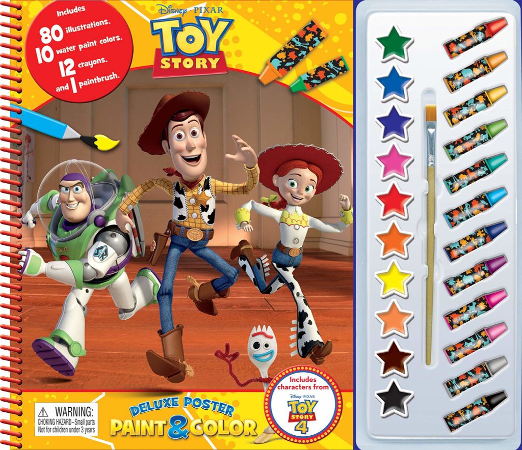 Disney Toy Story 4 Deluxe Poster Paint & Color