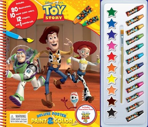 Disney Toy Story 4 Deluxe Poster Paint & Color