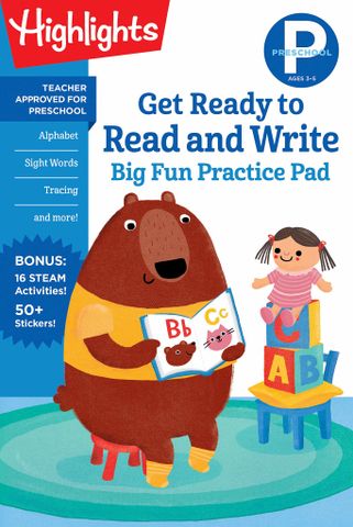 Preschool Get Ready To Read And Write Big Fun Practice Pad