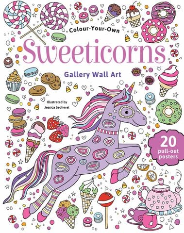 Colour Your Own Sweeticorns