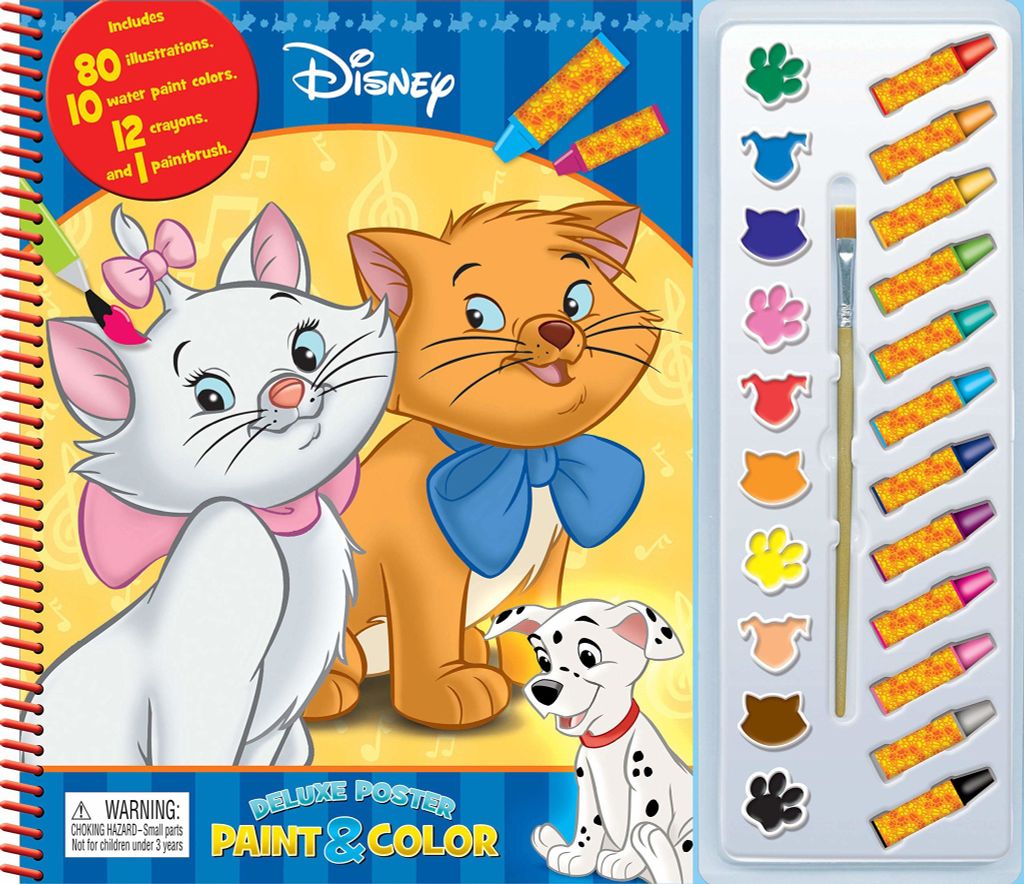 Disney Animals Classics Deluxe Poster Paint & Color