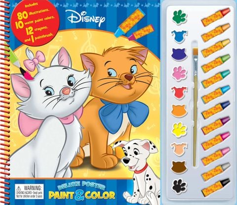 Disney Animals Classics Deluxe Poster Paint & Color