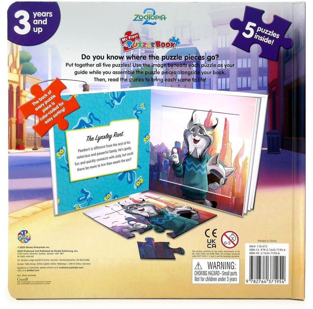 Disney Zootopia 2 My First Puzzle Book_Phidal 0126
