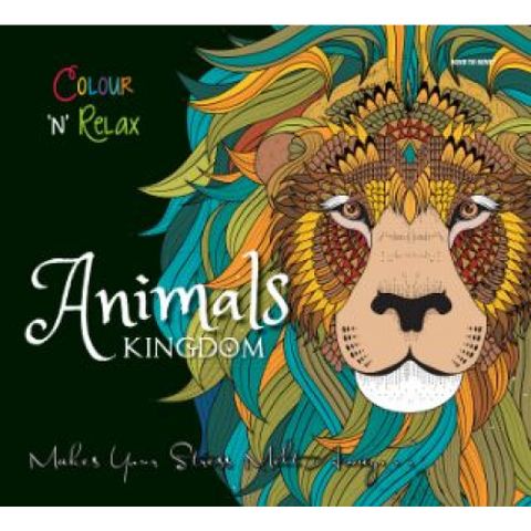 Colour And Relax: Animal Kingdom