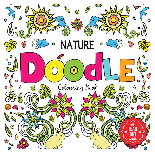 Nature Doodle Colouring Book
