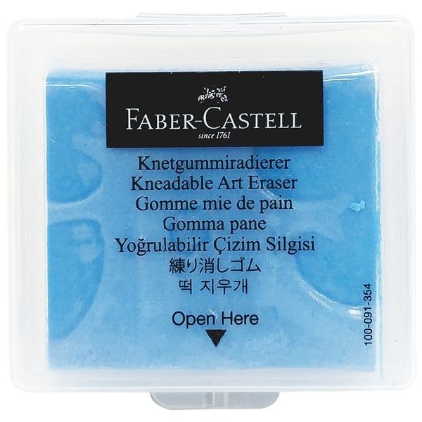 FABER-127321 Gôm Đất Sét Màu RD/YL/BU, Hộp Nhựa