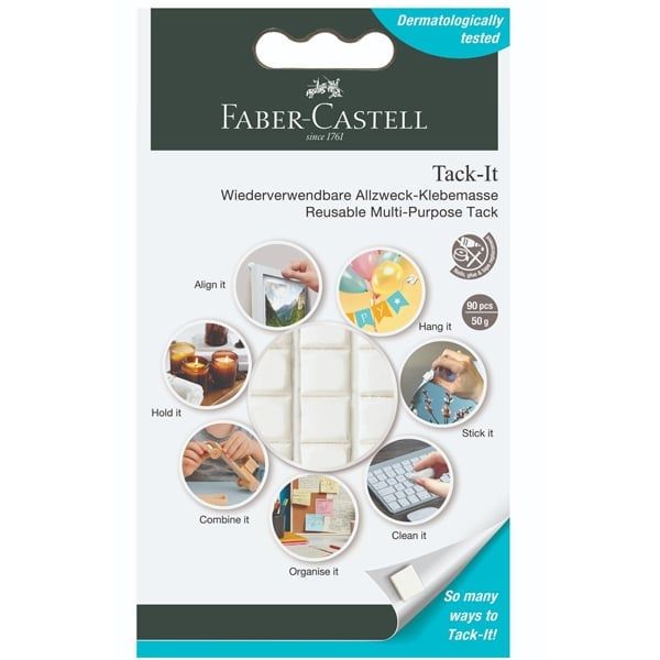 FABER-CASTELL-ĐẤT NẶN DINH TACK-IT 50G-WH-589150 (25 VI/HỘP)(0056-COX)
