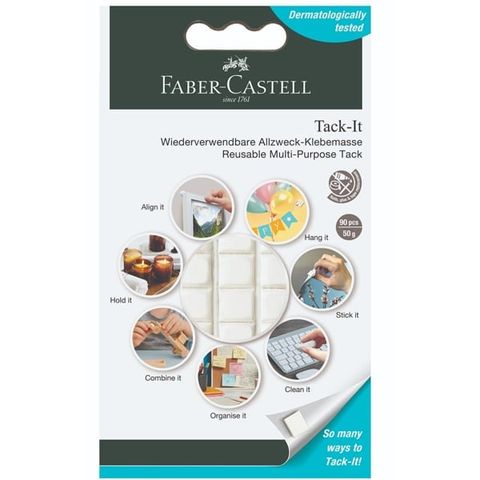 FABER-CASTELL-ĐẤT NẶN DINH TACK-IT 50G-WH-589150 (25 VI/HỘP)(0056-COX)