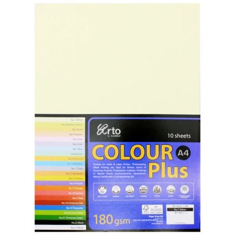 TẬP GIẤY MÀU CR 36551 VÀNG NHẠT (10TỜ/XAP)(4816-VT)