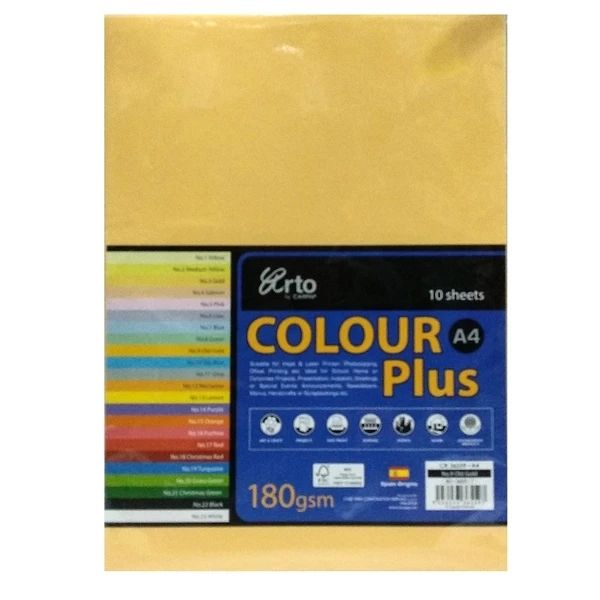 TẬP GIẤY MÀU CR 36559 VÀNG ĐẤT (10TỜ/XẤP)(4816-VT)