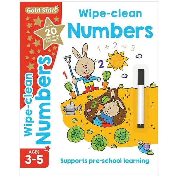 Gold Stars - Wipe-clean Numbers Ages 3-5