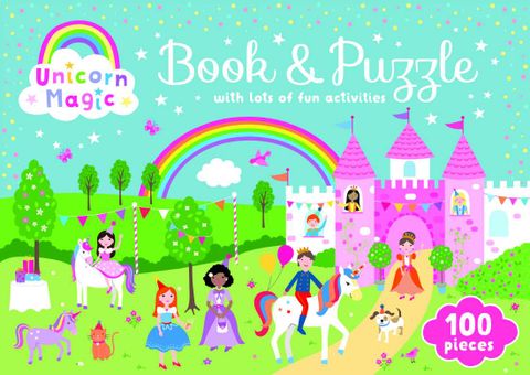 Unicorn Magic Book & Puzzle