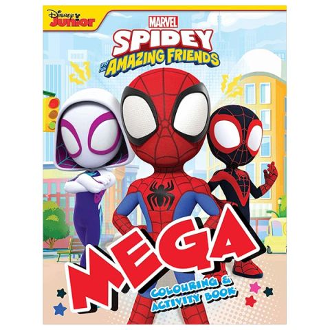 SPIDEY AND HIS AMAZING FRIENDS - MEGA COLOURING BOOK_LAKE 1224