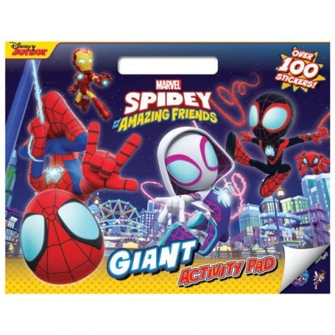 SPIDEY AND HIS AMAZING FRIENDS - GIANT ACTIVITY PAD - GLOW WEBS GLOW!_LAKE 1025