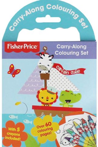 Fisher Price Carry Along Colouring Set