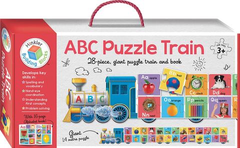 Building Blocks Puzzle Train ABC
