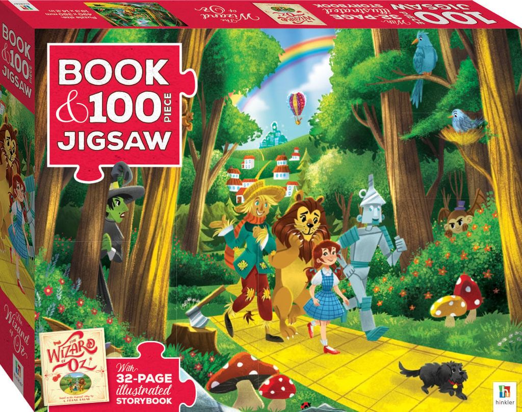 Book With 100-piece Jigsaw: Wizard Of Oz