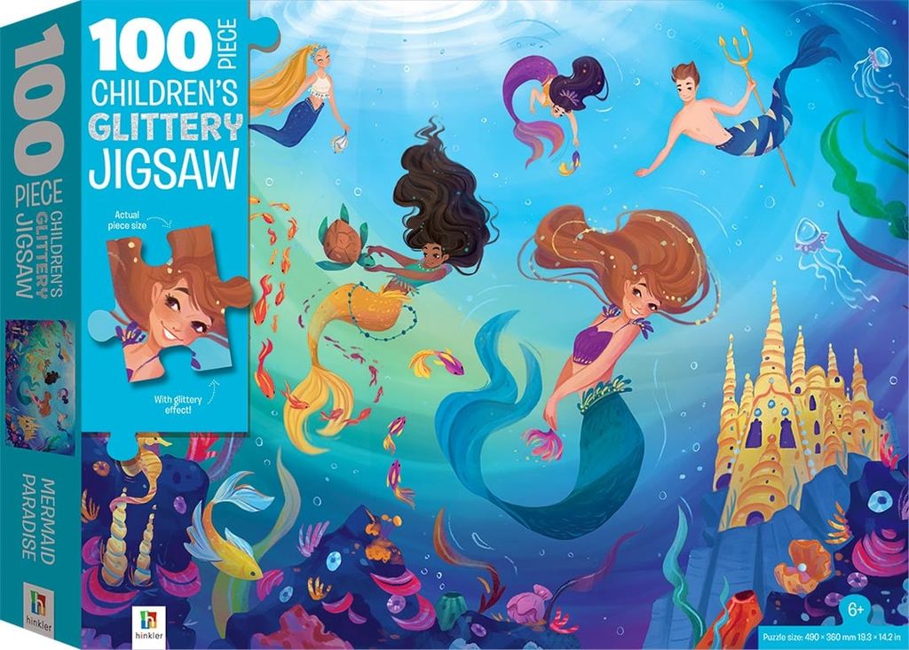 100-Piece Children’s Jigsaw With Treatments: Mermaids