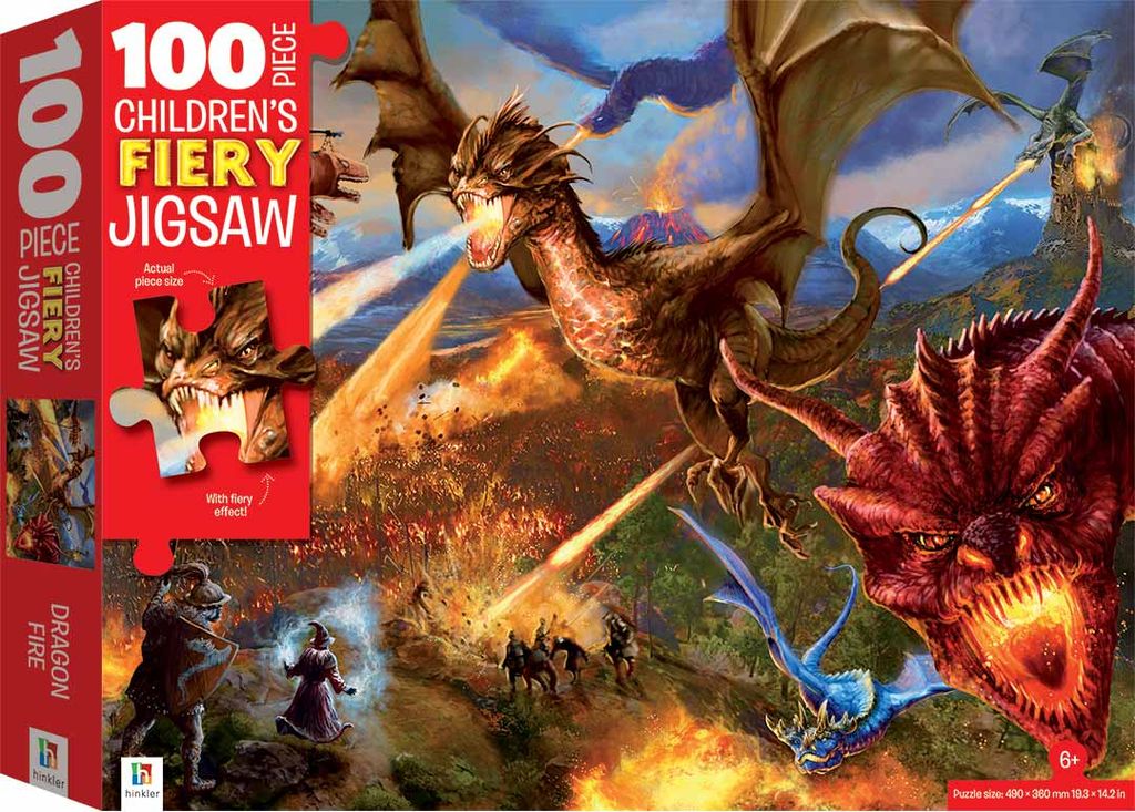 100-Piece Children’s Jigsaw With Treatments: Dragons