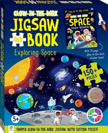 Glow-in-the-dark Jigsaw and Book: Exploring Space