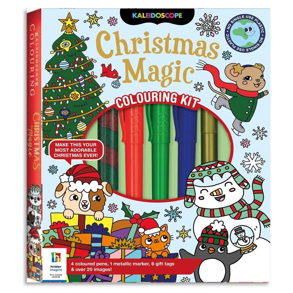 KALEIDOSCOPE COLOURING: CHRISTMAS MAGIC_HINKLER 0225